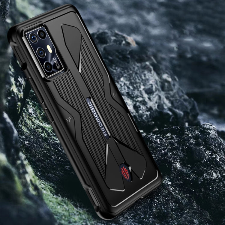 For ZTE nubia Red Magic 6R TPU Cooling Gaming Phone All-inclusive Shockproof Case(Black) by buy2fix