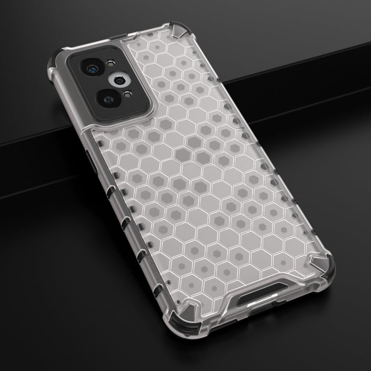 For OPPO Realme GT Neo2 5G Shockproof Honeycomb PC + TPU Phone Case(White) by buy2fix