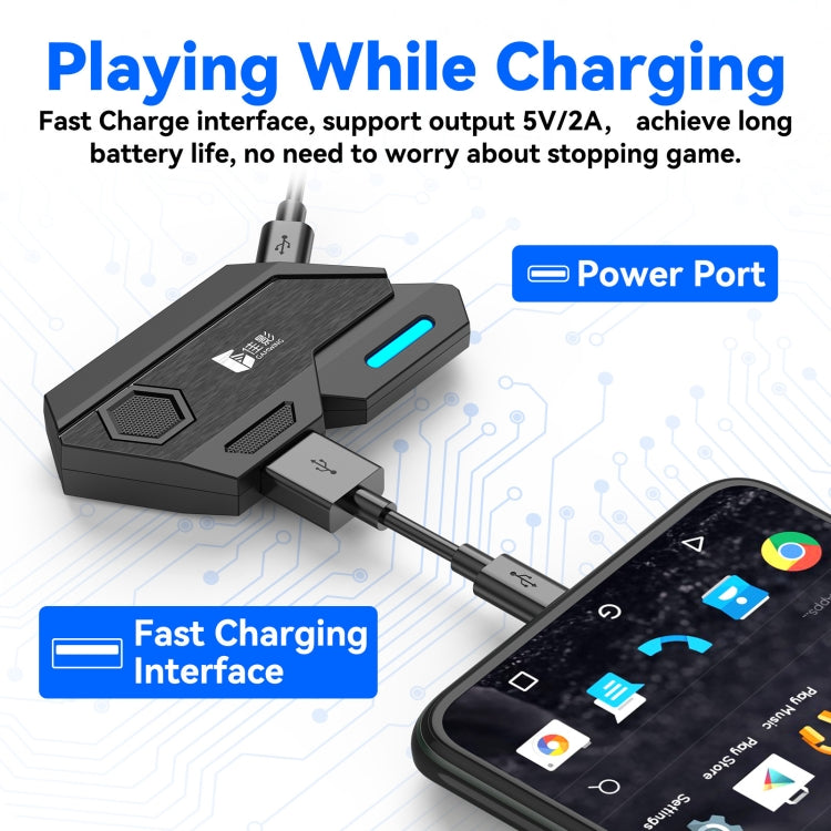 GAMWING MixSE Bluetooth 5.0 Keyboard Mouse Converter Shooting Game Auxiliary Tool by GAMWING