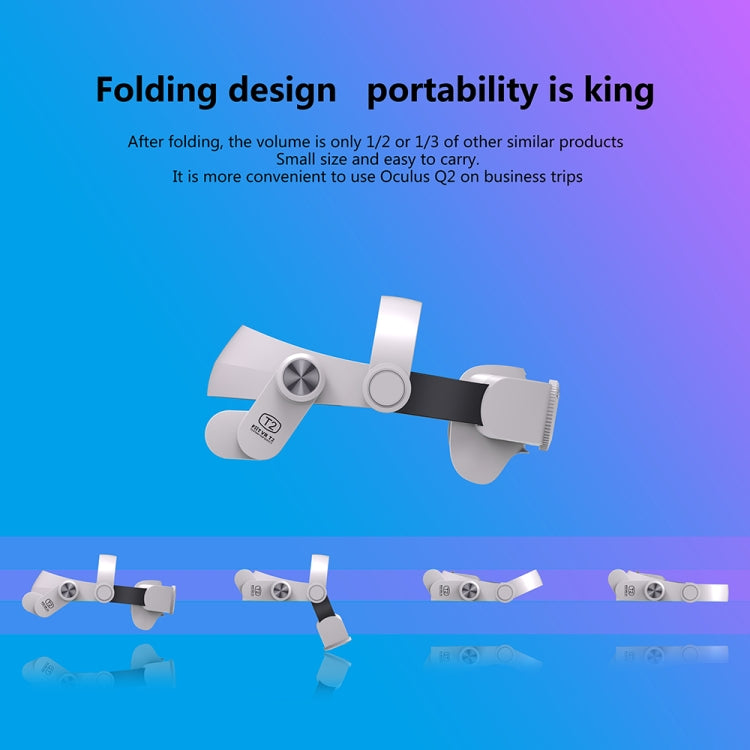 FIITVR T2 Adjustable VR Headset Hood Headband for Oculus Q2 - VR Accessories by buy2fix | Online Shopping UK | buy2fix