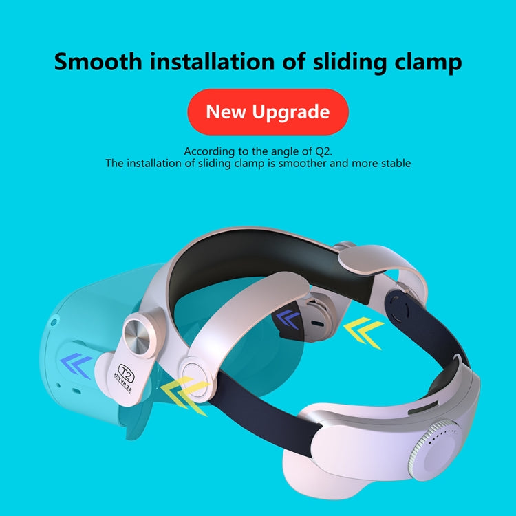 FIITVR T2 Adjustable VR Headset Hood Headband for Oculus Q2 - VR Accessories by buy2fix | Online Shopping UK | buy2fix
