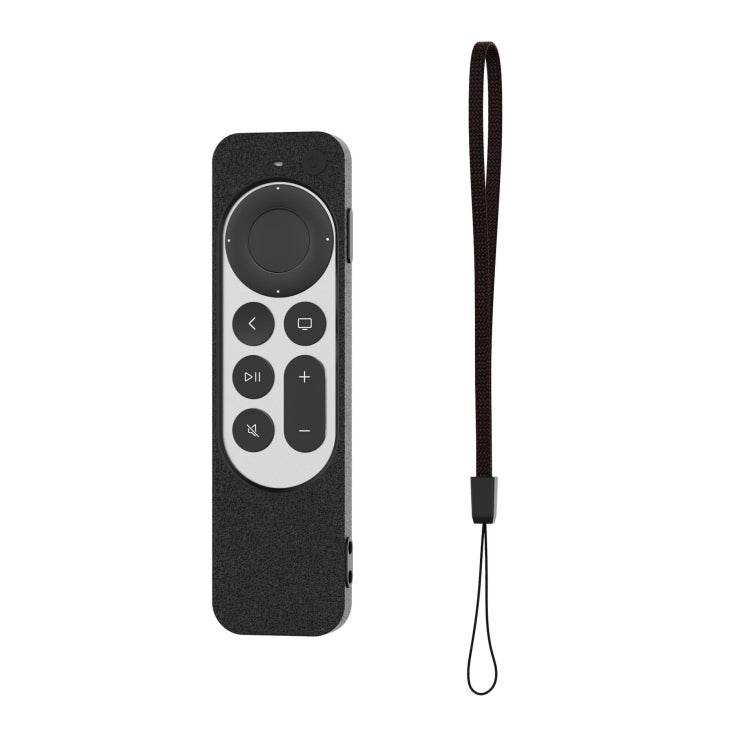 Silicone Protective Case Cover For Apple TV 4K 4th Siri Remote Controller(Black) - Remote Control Covers by buy2fix | Online Shopping UK | buy2fix