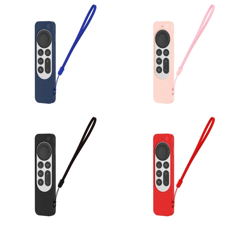 Silicone Protective Case Cover For Apple TV 4K 4th Siri Remote Controller(Light Pink) by buy2fix