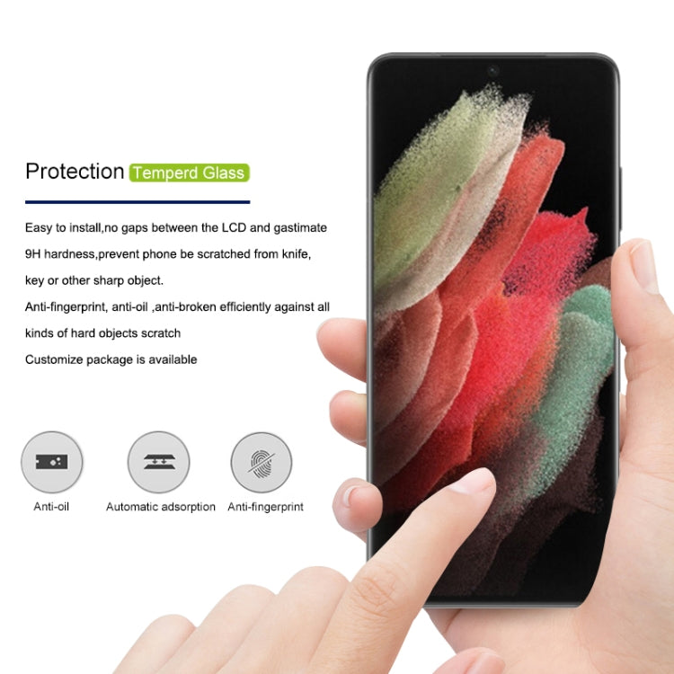 For Samsung Galaxy S22 5G mocolo 9H 3D Full Screen Curved Surface Film(Black) - Galaxy S22 5G Tempered Glass by mocolo | Online Shopping UK | buy2fix
