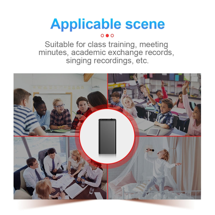 Q1 Intelligent HD Noise Reduction Voice Control Recorder, Capacity:8GB(Black) - Recording Pen by buy2fix | Online Shopping UK | buy2fix