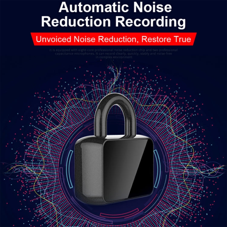 Q11 Intelligent HD Noise Reduction Lock Voice Recorder, Capacity:32GB(Black) - Recording Pen by buy2fix | Online Shopping UK | buy2fix