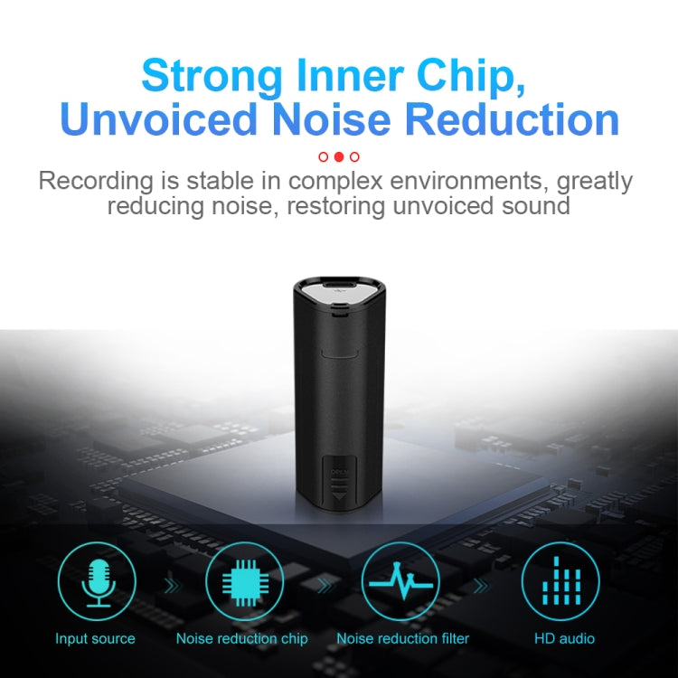 Q51 Intelligent HD Noise Reduction Remote Voice Control Recorder, Capacity:8GB(Black) - Recording Pen by buy2fix | Online Shopping UK | buy2fix