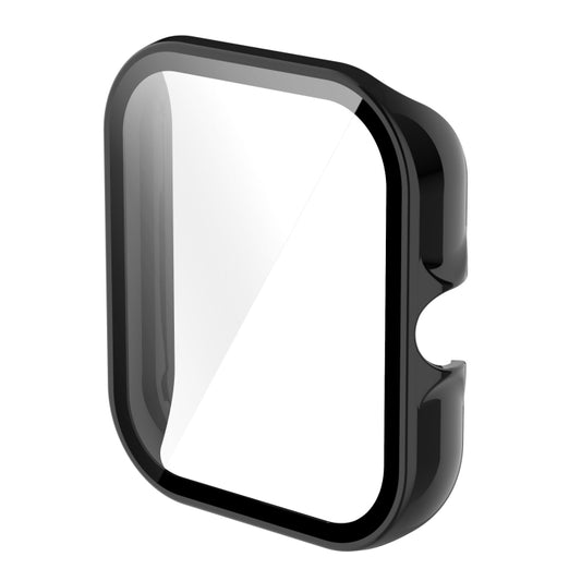 For Amazfit GTS 3 PC + Tempered Glass Watch Protective Case(Black) by buy2fix