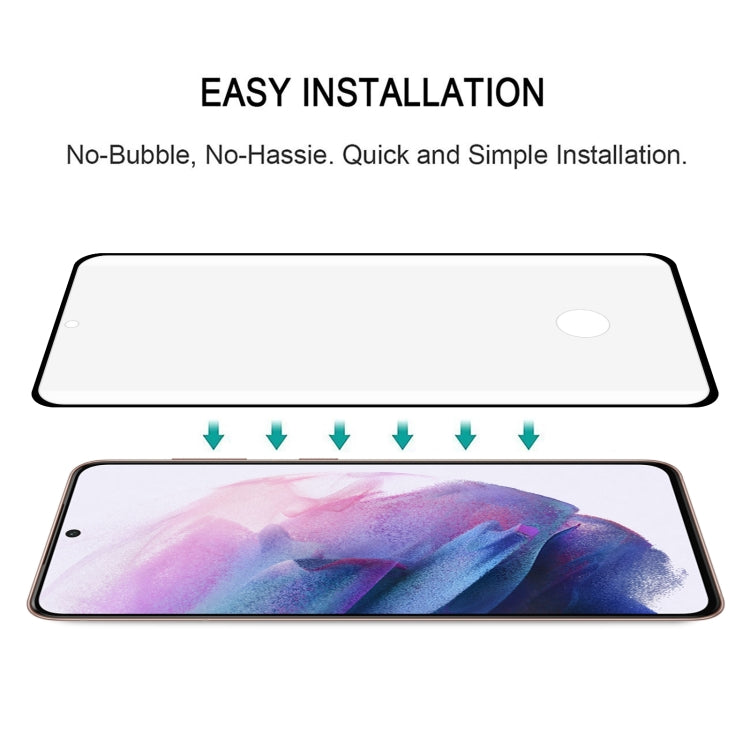 For Samsung Galaxy S22+ 5G Full Glue 3D Curved Edge Screen Tempered Glass Film(Black) - Galaxy Tempered Glass by buy2fix | Online Shopping UK | buy2fix