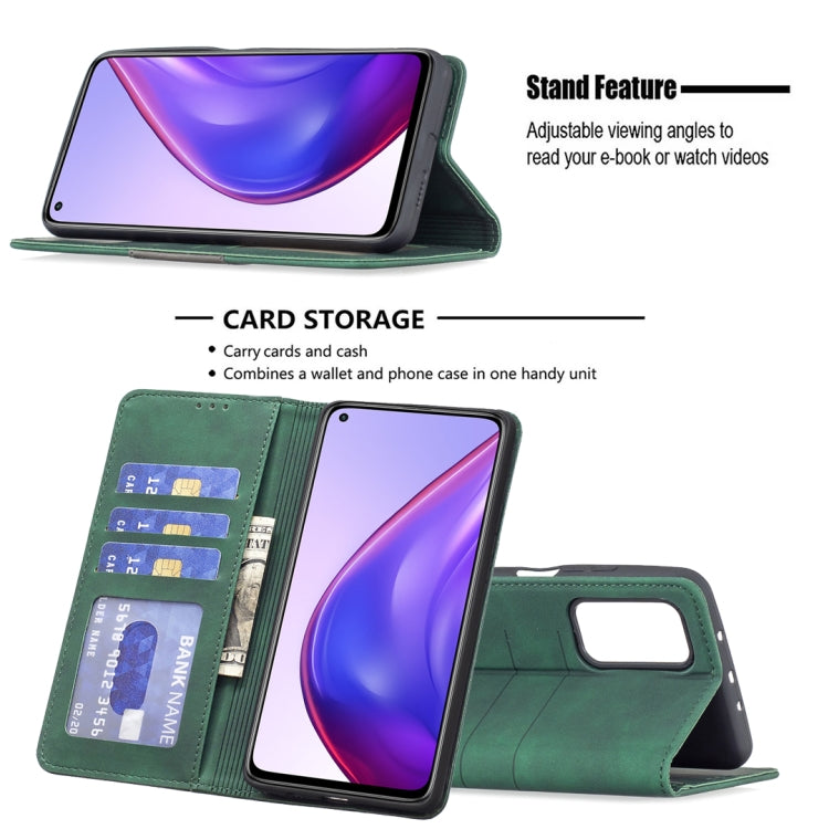 For Xiaomi Mi 10T Pro 5G / 10T 5G / Redmi K30S Magnetic Splicing Leather Phone Case(Green) - Xiaomi Cases by buy2fix | Online Shopping UK | buy2fix