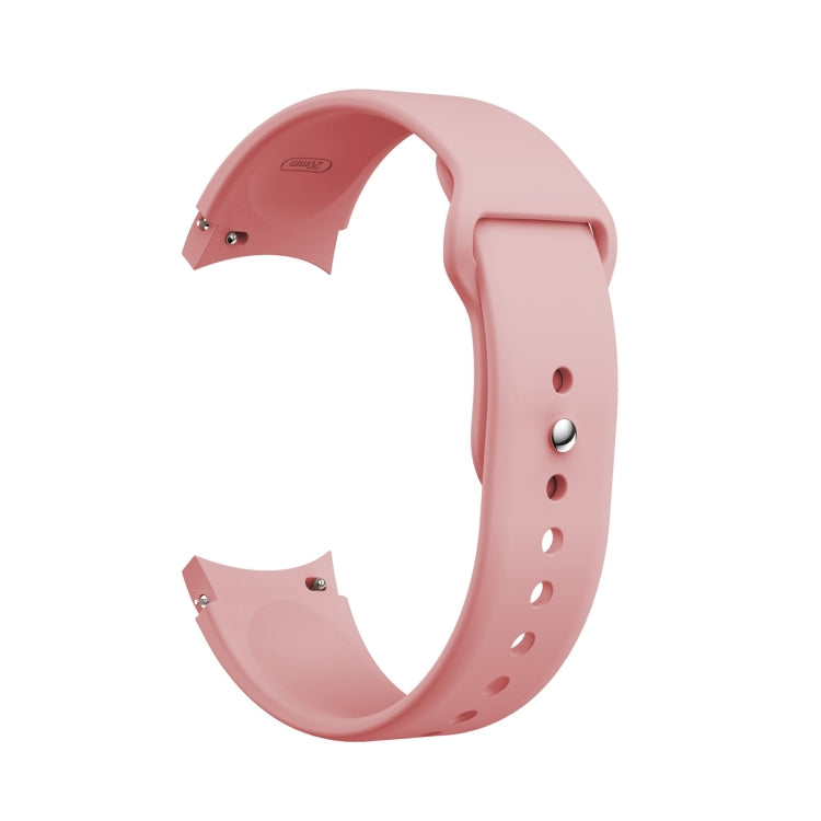 For Samsung Galaxy Watch4 40&44mm/Watch4 Classic 42&46mm Silicone Reverse Buckle Watch Band(Rose Pink) - Watch Bands by buy2fix | Online Shopping UK | buy2fix
