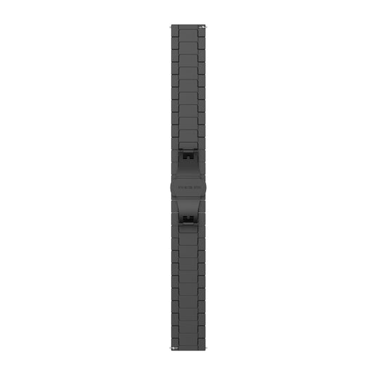 For Huawei Watch GT 3 46mm/GT Runner 22mm One-bead Steel Watch Band(Black) by buy2fix