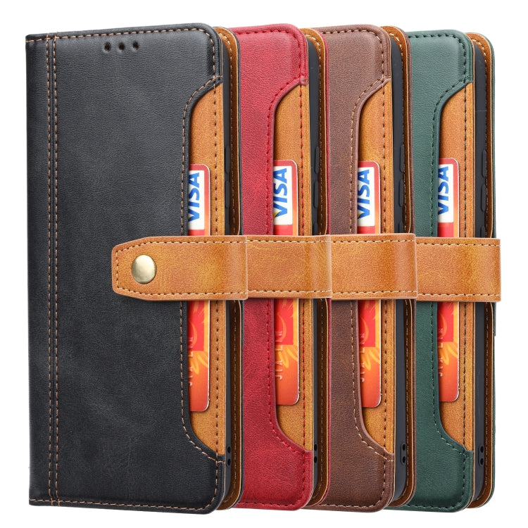 For Xiaomi Redmi Note 11/Poco M4 Pro Calf Texture Double Fold Leather Phone Case(Brown) - Xiaomi Cases by buy2fix | Online Shopping UK | buy2fix