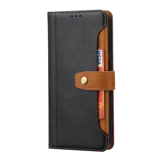 For Samsung Galaxy A13 5G Calf Texture Double Fold Leather Phone Case(Black) by buy2fix