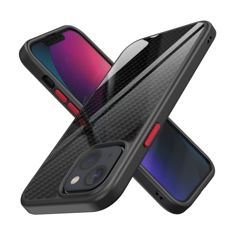 For iPhone 13 Real Carbon Fiber MagSafe Magnetic Phone Case(Black) - iPhone 13 Cases by buy2fix | Online Shopping UK | buy2fix