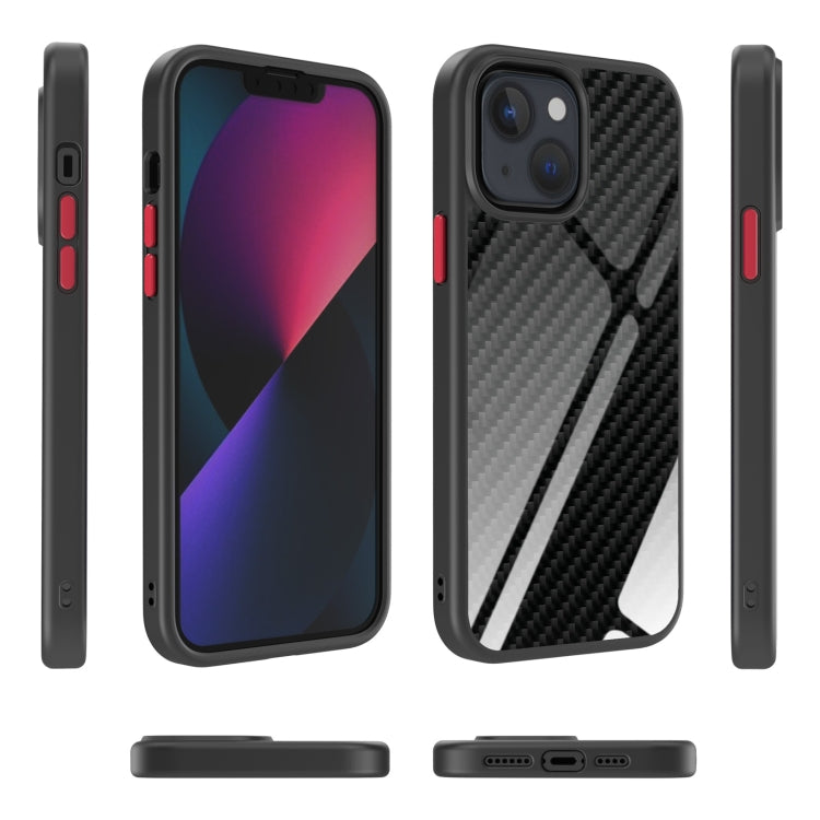 For iPhone 13 Real Carbon Fiber MagSafe Magnetic Phone Case(Black) - iPhone 13 Cases by buy2fix | Online Shopping UK | buy2fix
