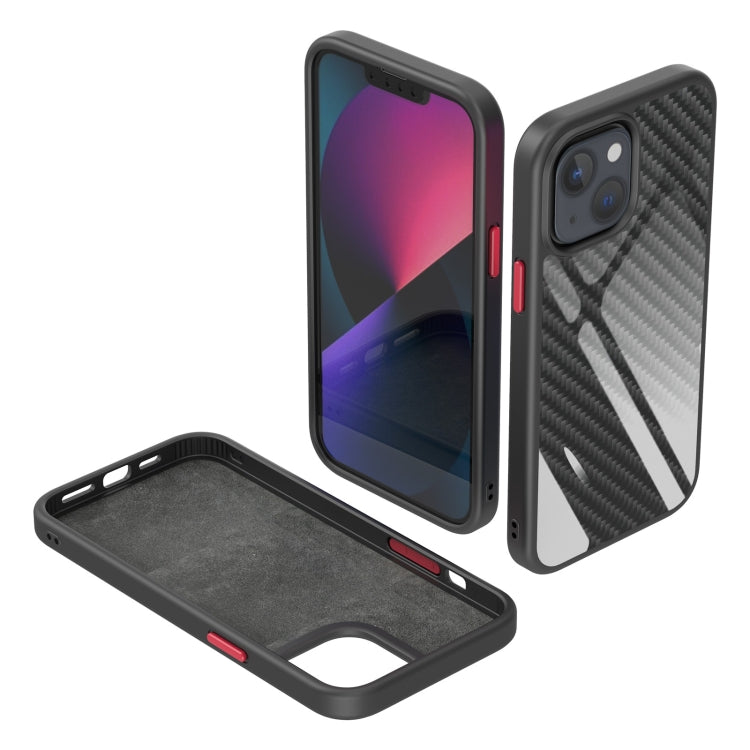 For iPhone 13 Real Carbon Fiber MagSafe Magnetic Phone Case(Black) - iPhone 13 Cases by buy2fix | Online Shopping UK | buy2fix