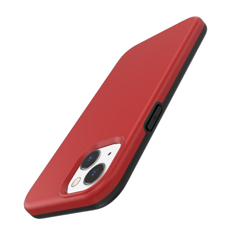 For iPhone 13 Rubber Oil Surface Phone Case(Red) - iPhone 13 Cases by buy2fix | Online Shopping UK | buy2fix