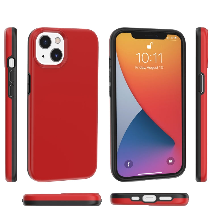 For iPhone 13 Rubber Oil Surface Phone Case(Red) - iPhone 13 Cases by buy2fix | Online Shopping UK | buy2fix