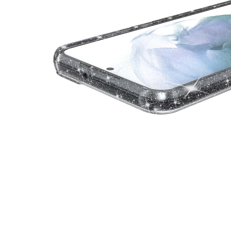 For Samsung Galaxy S22 5G Shockproof Terminator Style Glitter Powder Protective Phone Case(Grey) - Galaxy S22 5G Cases by buy2fix | Online Shopping UK | buy2fix