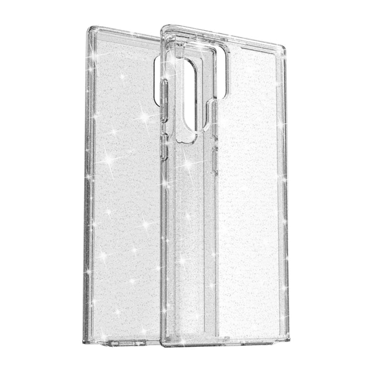 For Samsung Galaxy S22 Ultra 5G Shockproof Terminator Style Glitter Powder Protective Phone Case(White) - Galaxy S22 Ultra 5G Cases by buy2fix | Online Shopping UK | buy2fix