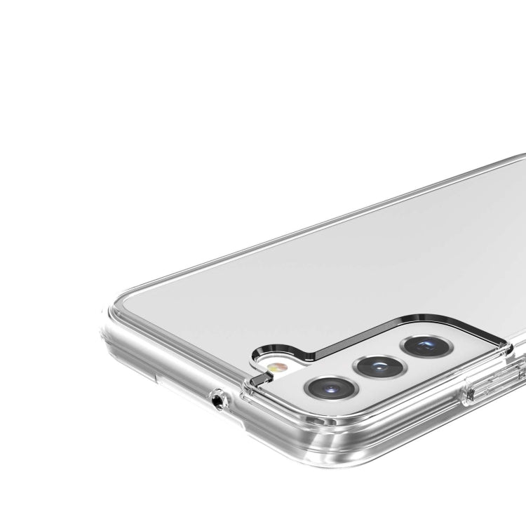 For Samsung Galaxy S22 5G Shockproof Terminator Style Transparent Protective Phone Case(Transparent) - Galaxy S22 5G Cases by buy2fix | Online Shopping UK | buy2fix