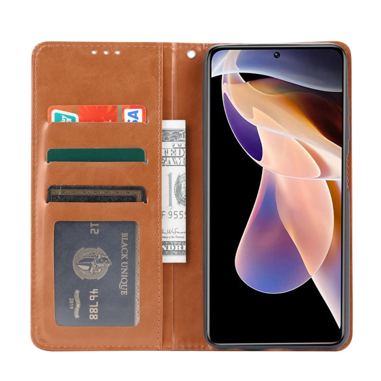 For Xiaomi Note 11 5G Domestic Version / Note 11 Pro+ Knead Skin Texture Leather Phone Case(Black) - Xiaomi Cases by buy2fix | Online Shopping UK | buy2fix