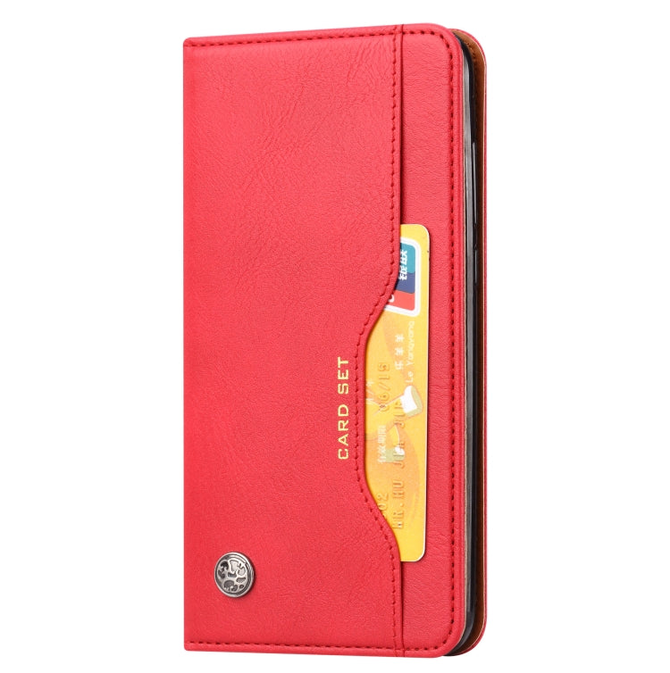 For Xiaomi Redmi Note 11 5G Domestic Version / Poco M4 Pro Knead Skin Texture Leather Phone Case(Red) - Xiaomi Cases by buy2fix | Online Shopping UK | buy2fix