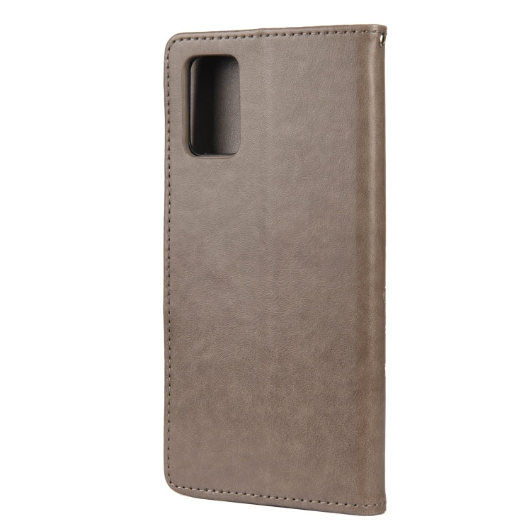 For Xiaomi Redmi Note 11 Pro Butterfly Flower Pattern Horizontal Flip Leather Phone Case with Card Slot & Holder(Grey) - Xiaomi Cases by buy2fix | Online Shopping UK | buy2fix