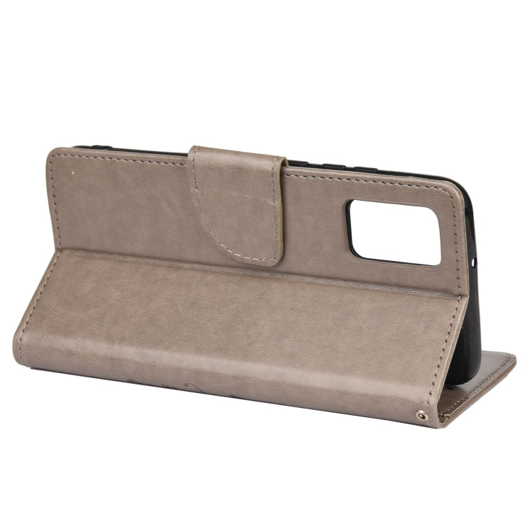 For Xiaomi Redmi Note 11 Pro Butterfly Flower Pattern Horizontal Flip Leather Phone Case with Card Slot & Holder(Grey) - Xiaomi Cases by buy2fix | Online Shopping UK | buy2fix