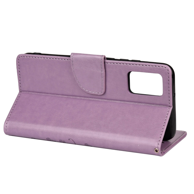 For Xiaomi Redmi Note 11 Pro Butterfly Flower Pattern Horizontal Flip Leather Phone Case with Card Slot & Holder(Light Purple) - Xiaomi Cases by buy2fix | Online Shopping UK | buy2fix