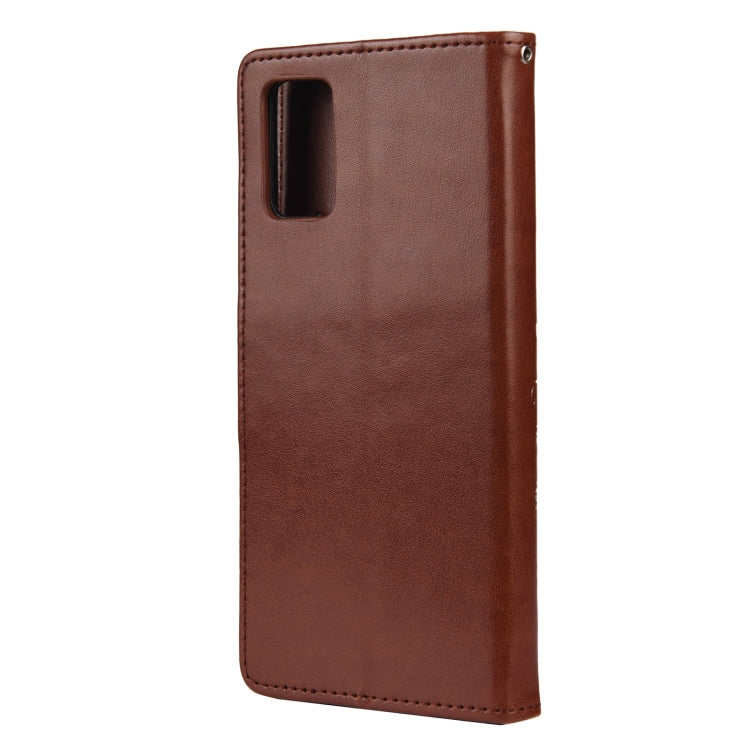 For Xiaomi Redmi Note 11 Butterfly Flower Pattern Horizontal Flip Leather Phone Case with Card Slot & Holder(Brown) - Xiaomi Cases by buy2fix | Online Shopping UK | buy2fix