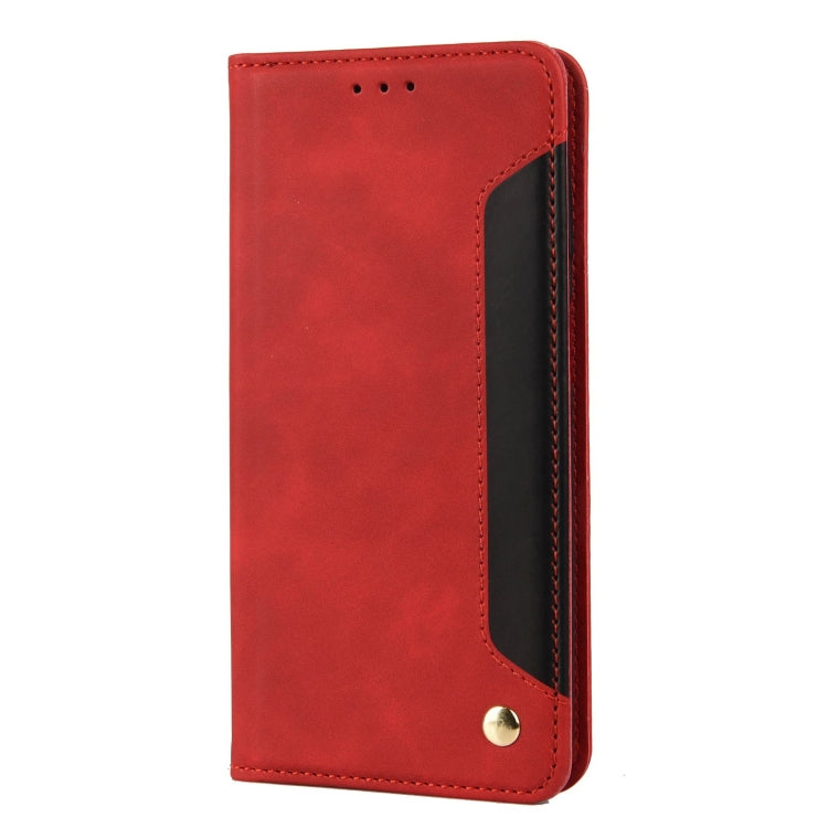 For Xiaomi Redmi Note 11 Pro Skin Feel Splicing Leather Phone Case(Red) - Xiaomi Cases by buy2fix | Online Shopping UK | buy2fix