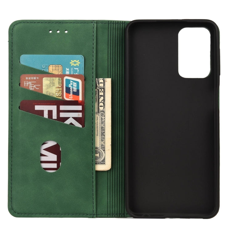 For Xiaomi Redmi Note 11 Pro Skin Feel Splicing Leather Phone Case(Green) - Xiaomi Cases by buy2fix | Online Shopping UK | buy2fix