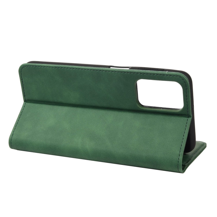 For Xiaomi Redmi Note 11 Pro Skin Feel Splicing Leather Phone Case(Green) - Xiaomi Cases by buy2fix | Online Shopping UK | buy2fix