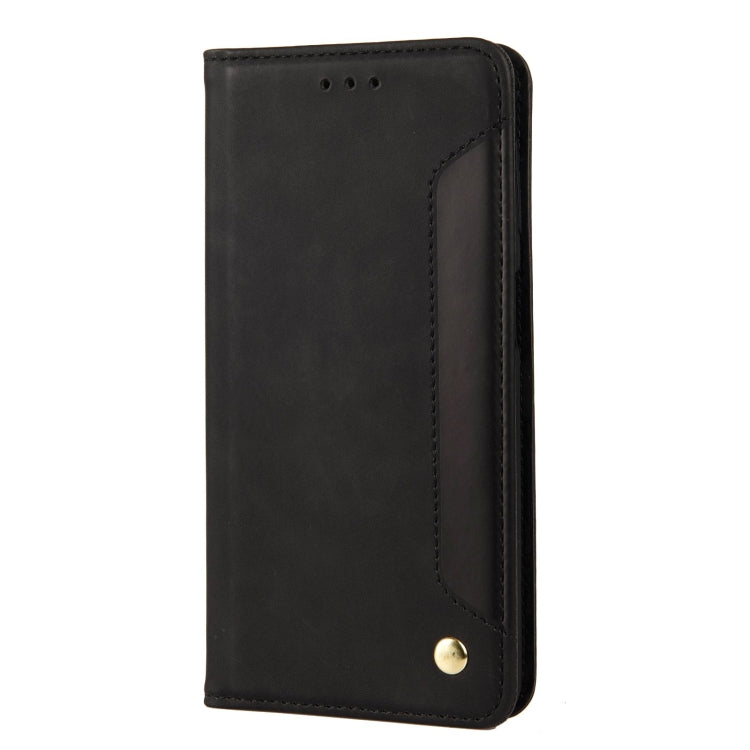 For Xiaomi Redmi Note 11 Skin Feel Splicing Leather Phone Case(Black) - Xiaomi Cases by buy2fix | Online Shopping UK | buy2fix