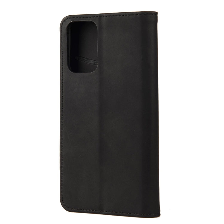 For Xiaomi Redmi Note 11 Skin Feel Splicing Leather Phone Case(Black) - Xiaomi Cases by buy2fix | Online Shopping UK | buy2fix
