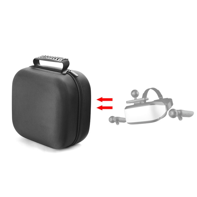 For Dapeng DPVR E3 E3CE3BP1 PROVR VR Glasses Protective Storage Bag(Black) - VR Accessories by buy2fix | Online Shopping UK | buy2fix