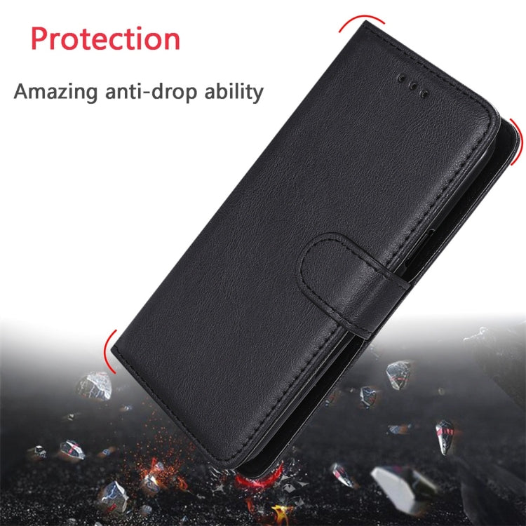 For iPhone 6 / 7 / 8 Solid Color Horizontal Flip Protective Case with Holder & Card Slots & Wallet & Photo Frame & Lanyard(Red) - More iPhone Cases by buy2fix | Online Shopping UK | buy2fix