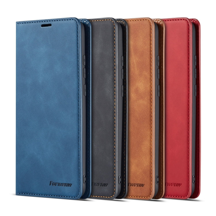 For Huawei P Smart+ (2019) Forwenw Dream Series Oil Edge Strong Magnetism Horizontal Flip Leather Case with Holder & Card Slots & Wallet & Photo Frame(Black) by Forwenw