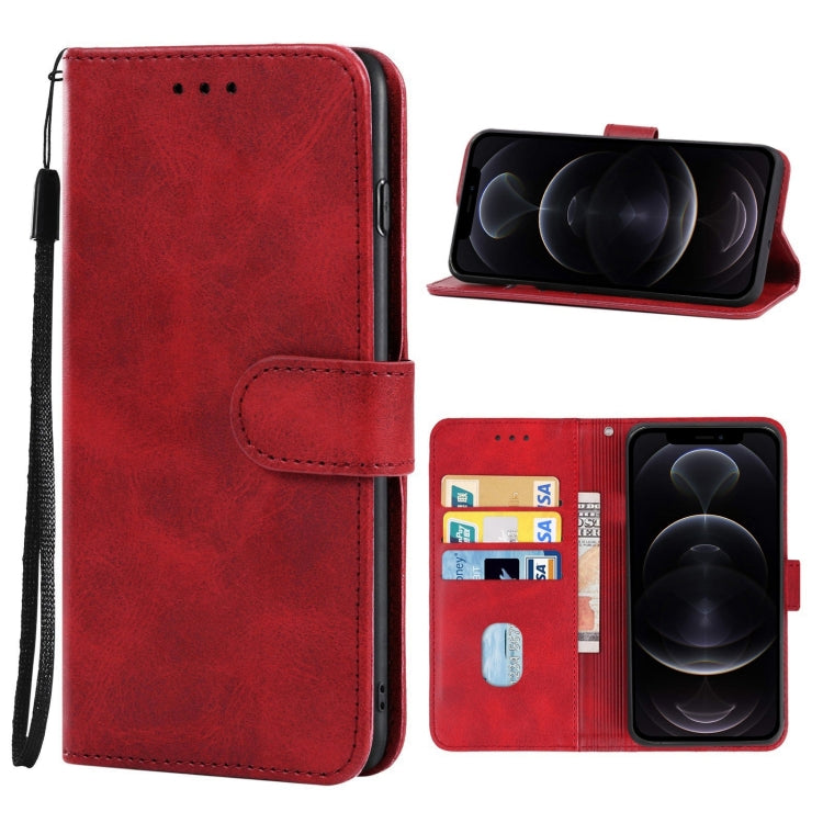 For iPhone 12 Pro Leather Phone Case(Red) - iPhone 12 / 12 Pro Cases by buy2fix | Online Shopping UK | buy2fix