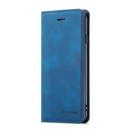 For iPhone 6s / 6 Forwenw Dream Series Oil Edge Strong Magnetism Horizontal Flip Leather Case with Holder & Card Slots & Wallet & Photo Frame(Blue) - More iPhone Cases by Forwenw | Online Shopping UK | buy2fix