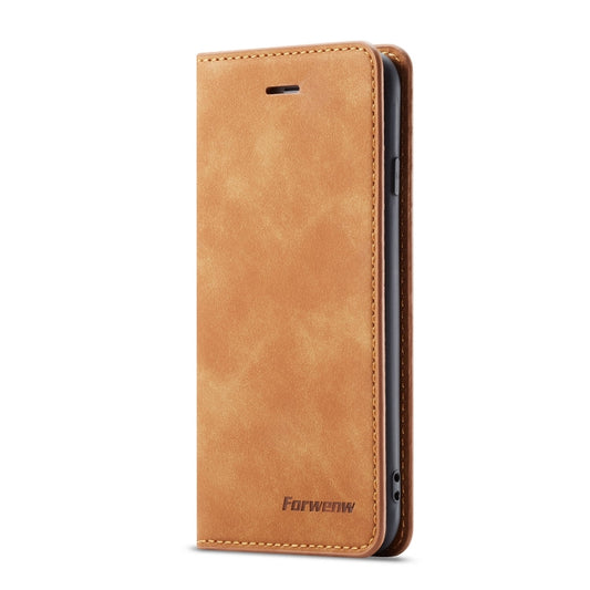 For iPhone 6s / 6 Forwenw Dream Series Oil Edge Strong Magnetism Horizontal Flip Leather Case with Holder & Card Slots & Wallet & Photo Frame(Brown) - More iPhone Cases by Forwenw | Online Shopping UK | buy2fix