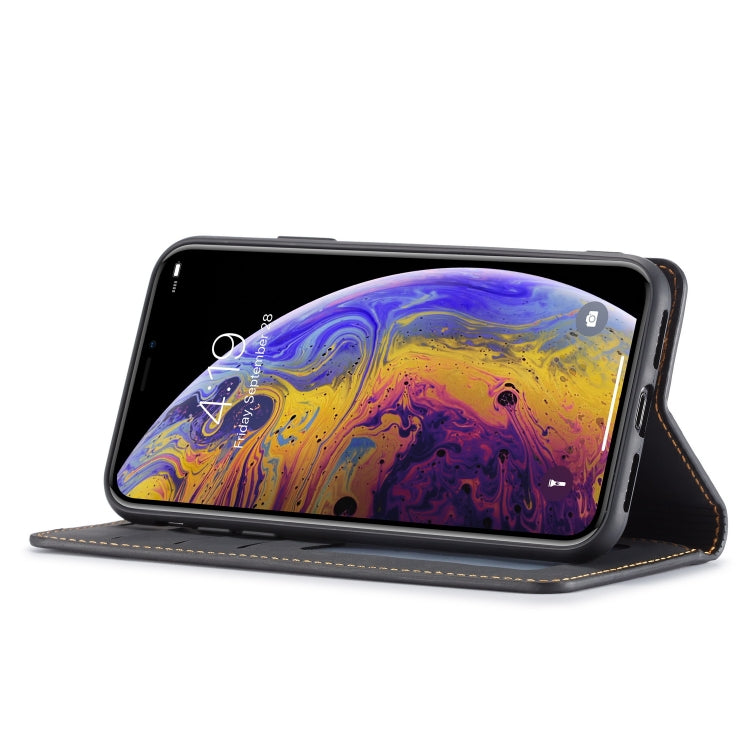 For iPhone XS Max Forwenw Dream Series Oil Edge Strong Magnetism Horizontal Flip Leather Case with Holder & Card Slots & Wallet & Photo Frame(Black) - More iPhone Cases by Forwenw | Online Shopping UK | buy2fix