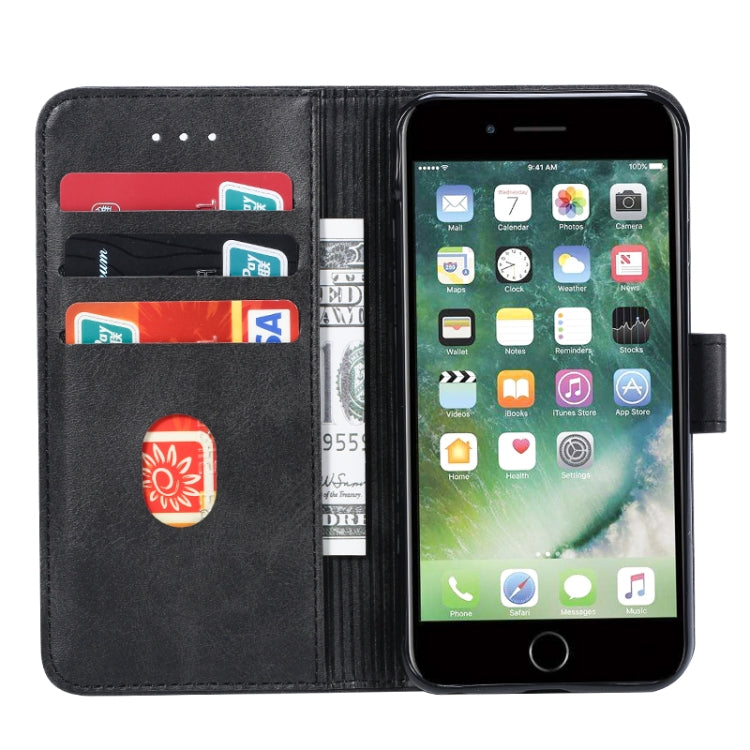 For iPhone 6 GUSSIM Magnetic Horizontal Flip Leather Case with Holder & Card Slots & & Wallet(Black) - More iPhone Cases by GUSSIM | Online Shopping UK | buy2fix