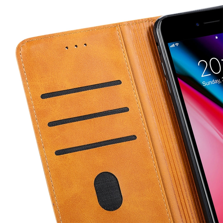 For iPhone 8 Plus / 7 Plus GUSSIM Magnetic Horizontal Flip Leather Case with Holder & Card Slots & & Wallet(Red) - More iPhone Cases by GUSSIM | Online Shopping UK | buy2fix