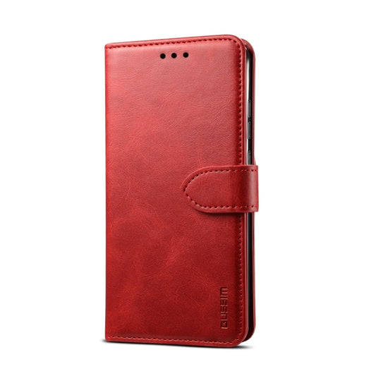 For iPhone 8 / 7 GUSSIM Magnetic Horizontal Flip Leather Case with Holder & Card Slots & & Wallet(Red) - More iPhone Cases by GUSSIM | Online Shopping UK | buy2fix