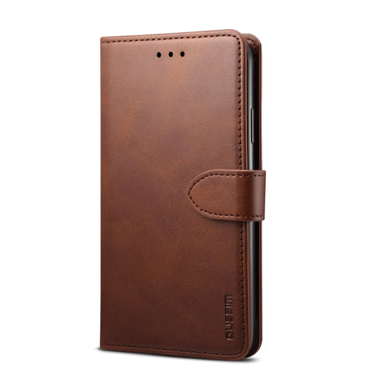 For iPhone 11 Pro GUSSIM Magnetic Horizontal Flip Leather Case with Holder & Card Slots & & Wallet(Brown) by GUSSIM
