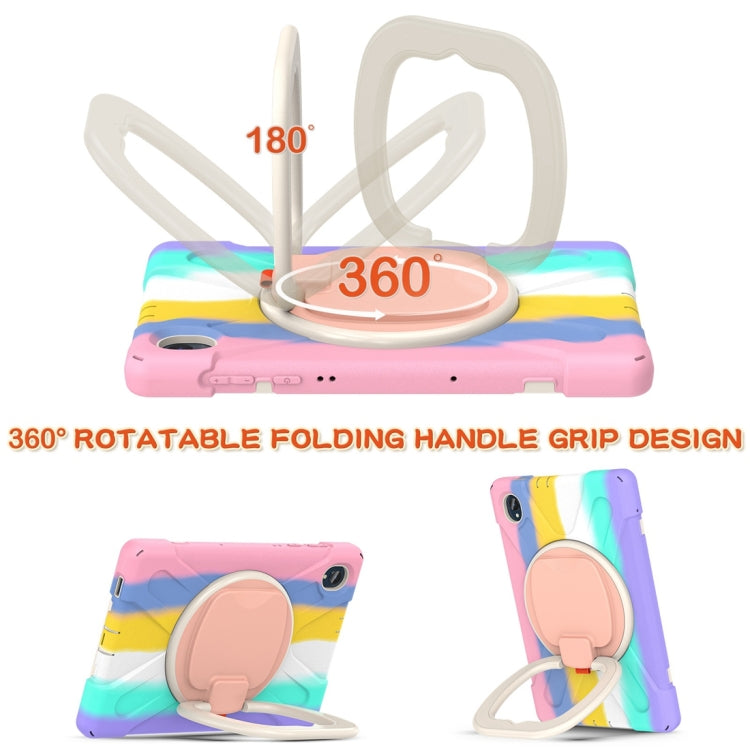 For Lenovo Tab K10 / M10 Plus Silicone + PC Protective Tablet Case(Colorful Pink) - Lenovo by buy2fix | Online Shopping UK | buy2fix