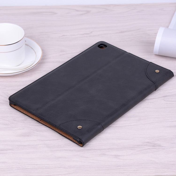 For Samsung Galaxy Tab A7 T500 Retro Leather Tablet Case(Black) by buy2fix